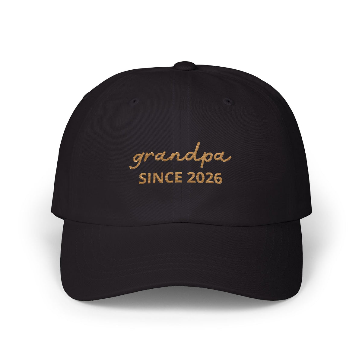 Gorra del abuelo desde fecha bordada