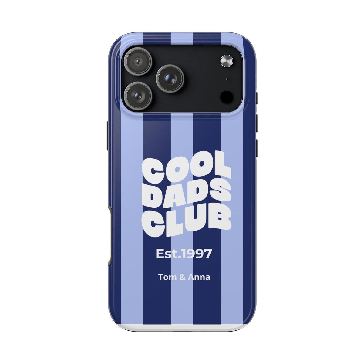 Funda para teléfono Papás Geniales Club y Nombres de los niños