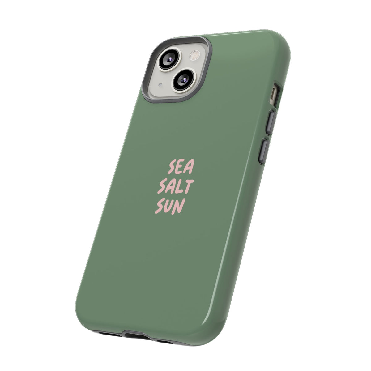 Phone Case Green color with custom text