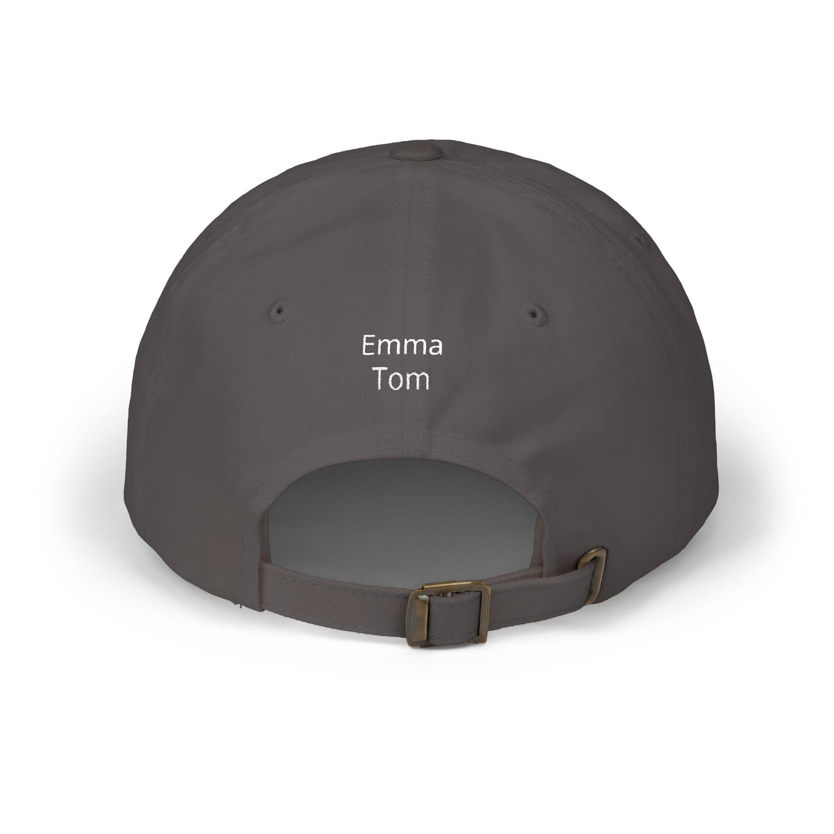Gorra para papá con bordado curvo y nombres de niños