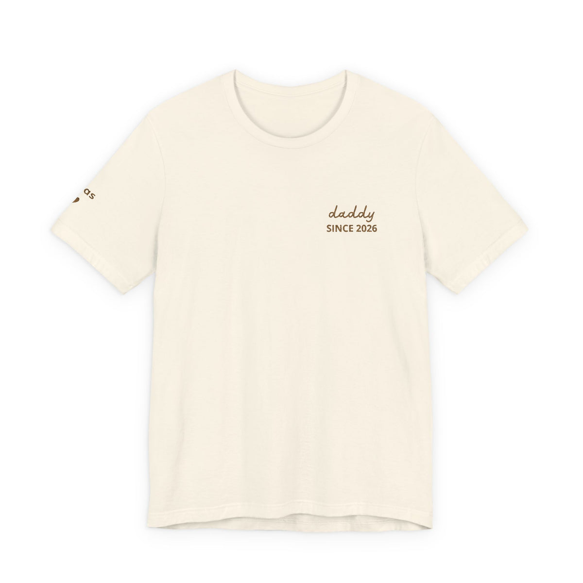 Camiseta "Papá Desde" Personalizada Bordada con Nombres