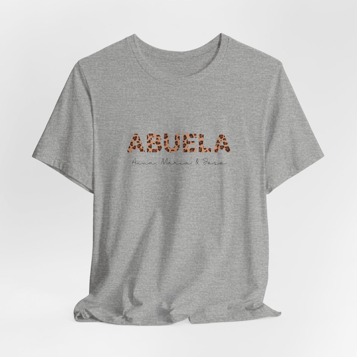 Camiseta Leopard Abuela Personalizada