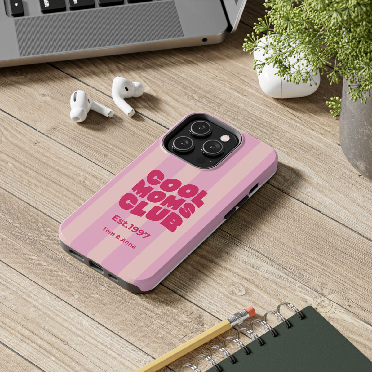 Funda de Teléfono Club de Mamás Geniales y Nombres de los niños