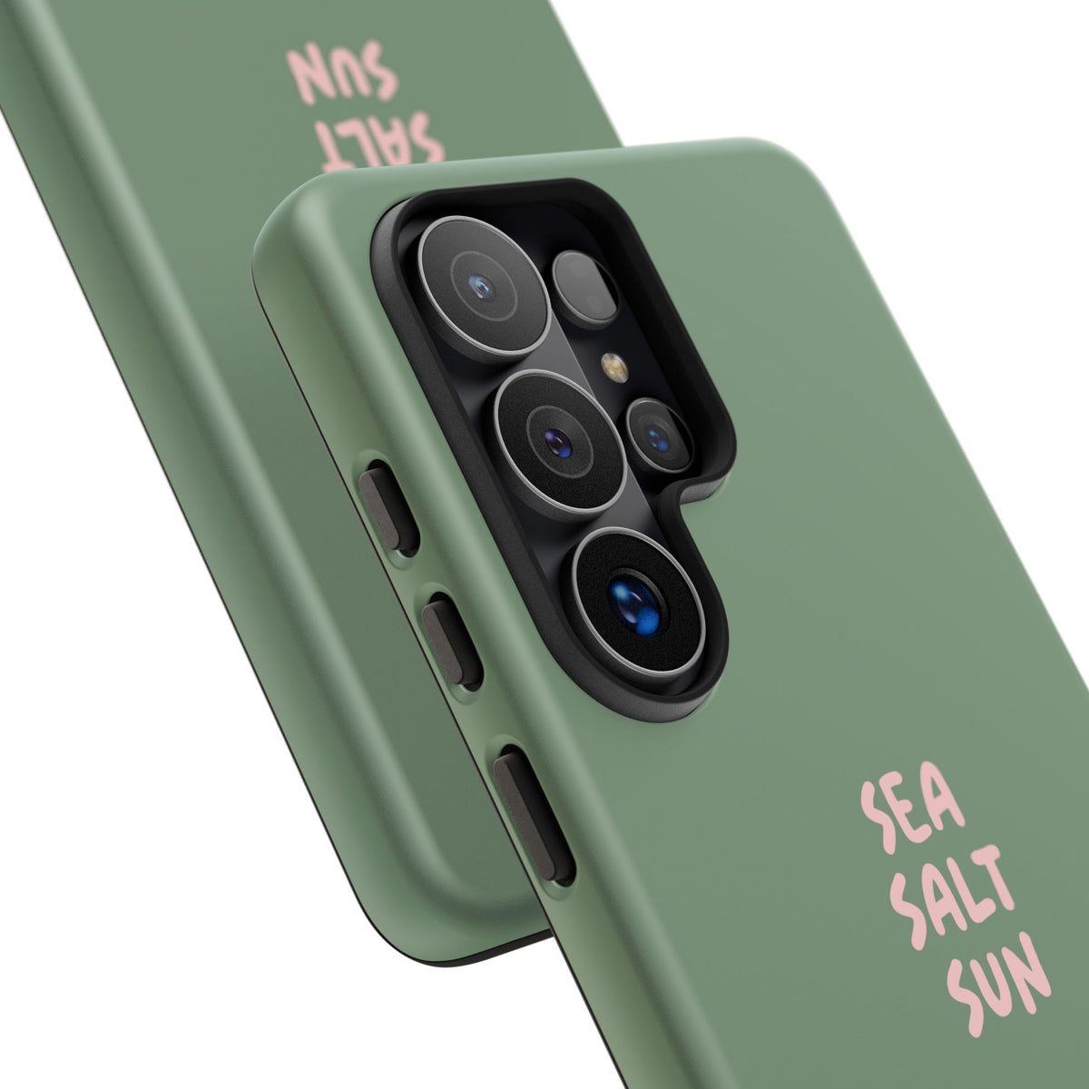Phone Case Green color with custom text