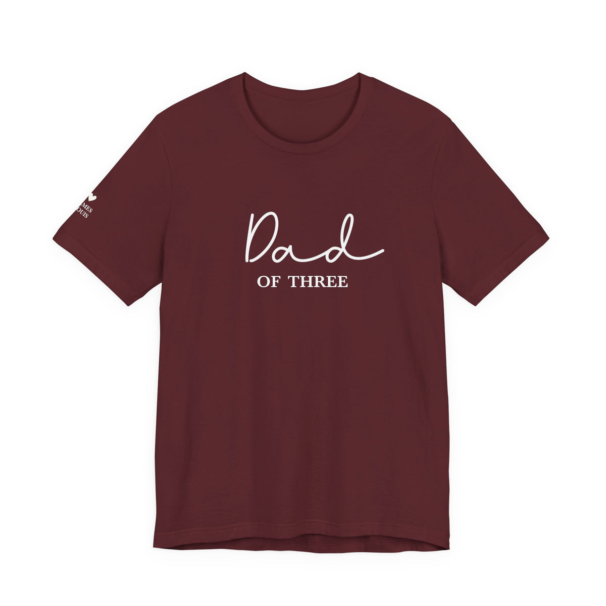 Camiseta personalizada de papá y nombres