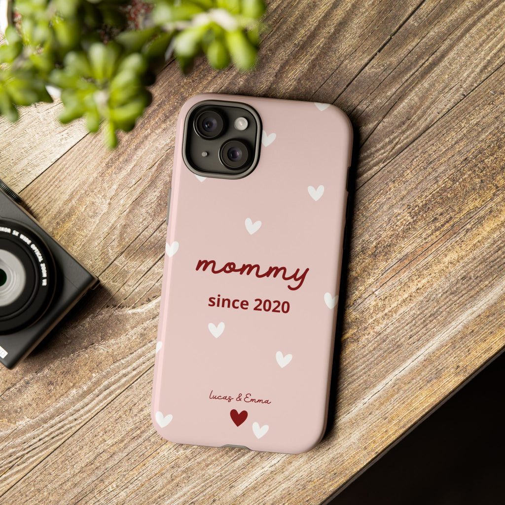 Phone Case Mommy or Grandma Since with Date & Names