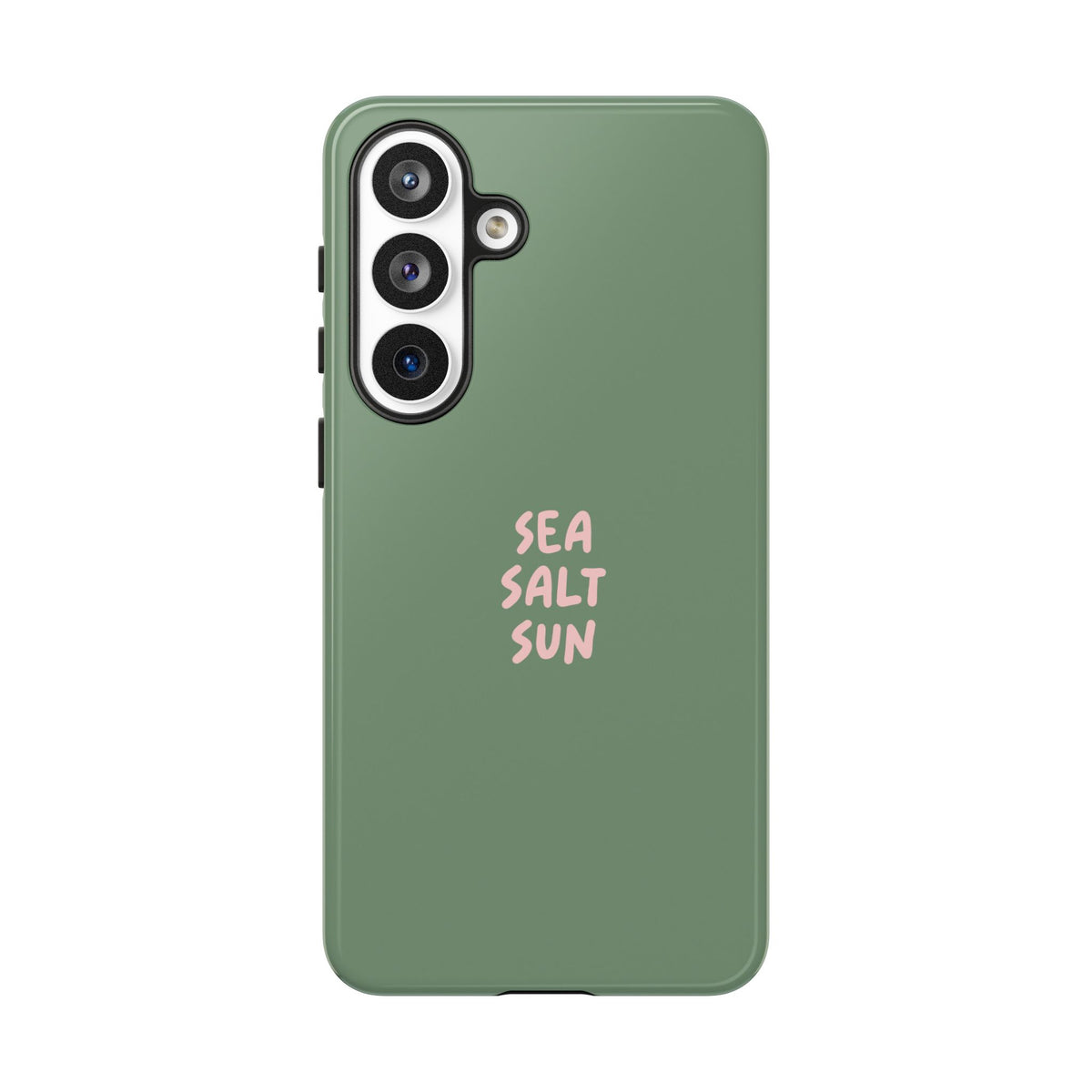 Phone Case Green color with custom text