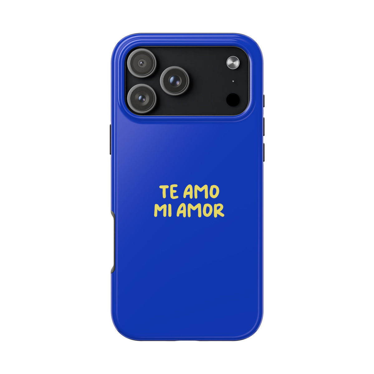 Blue Phone Case with Custom Text
