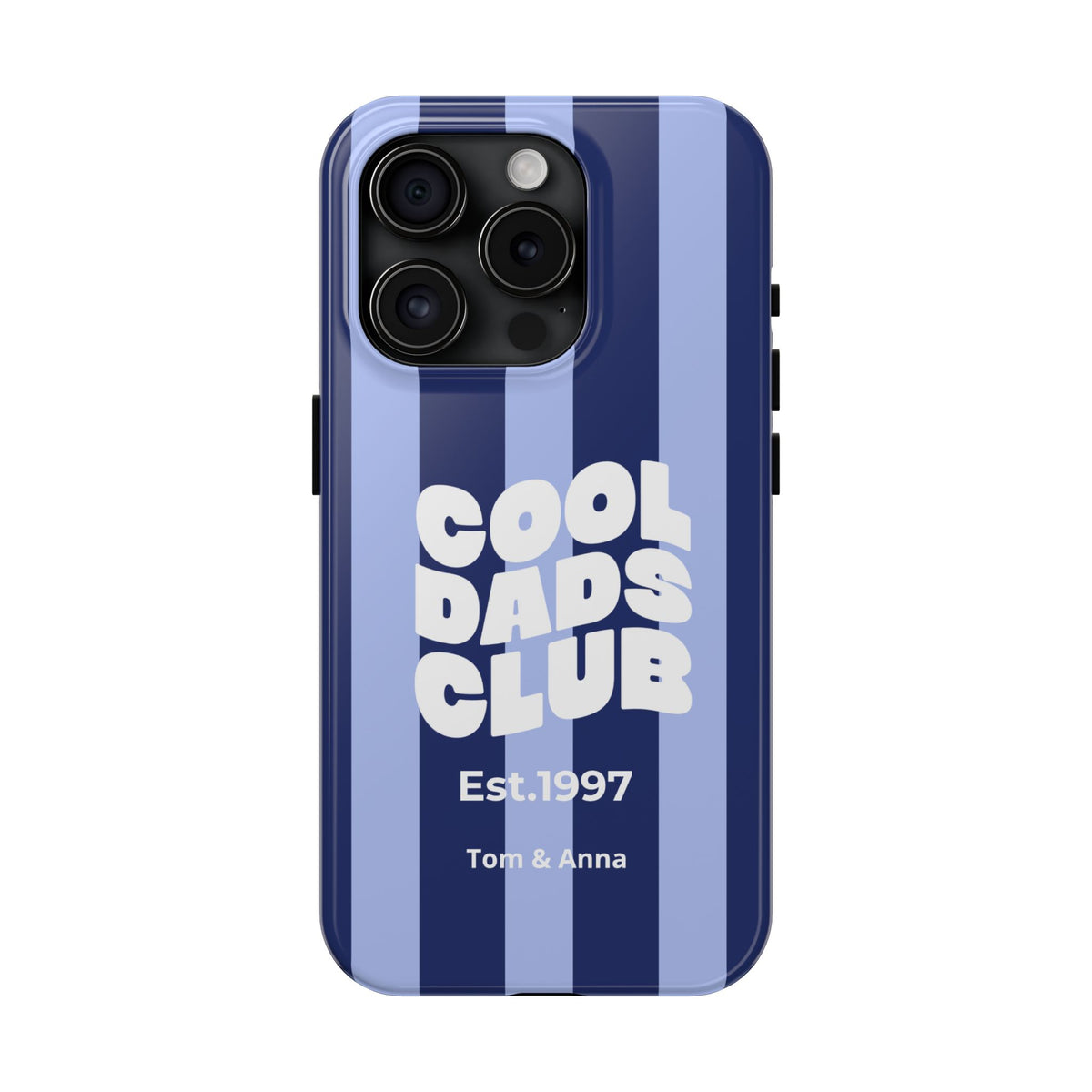 Funda para teléfono Papás Geniales Club y Nombres de los niños