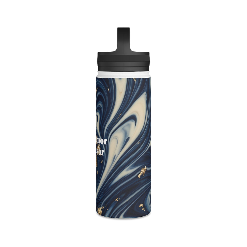 Botella de Agua con Estampado Tendencia y Texto Personalizado