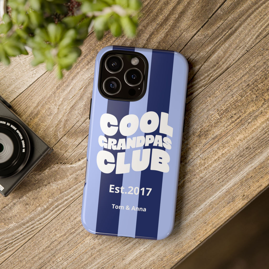 Phone Case Cool Grandpas Club & Names of grandchildren