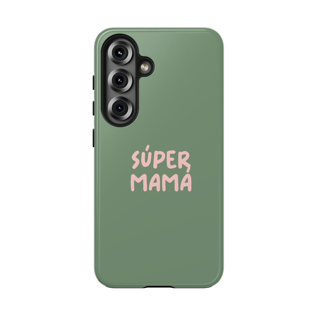 Green Phone Case with Custom Text
