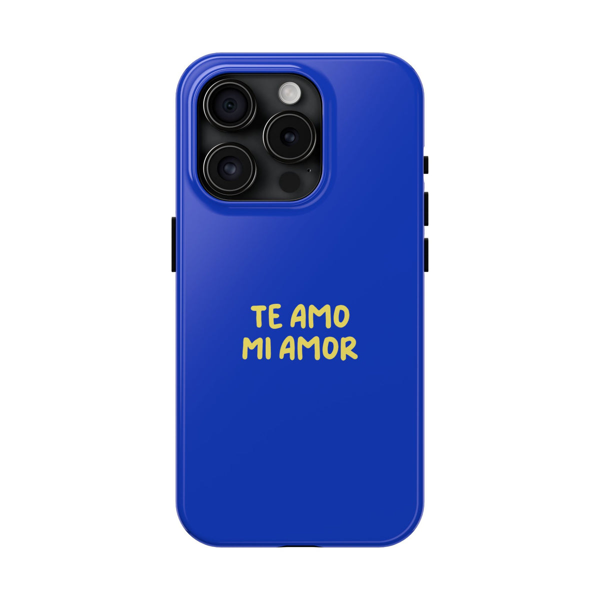 Blue Phone Case with Custom Text