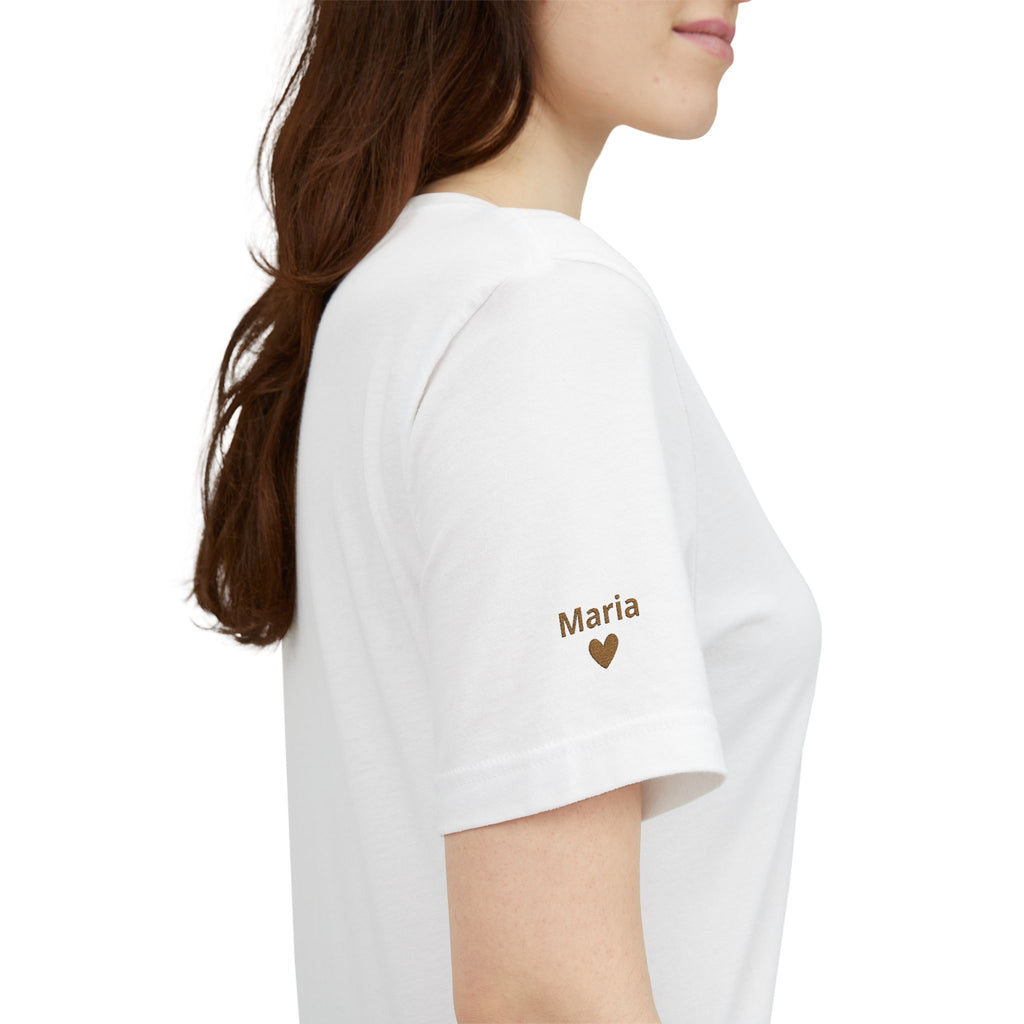 Camiseta Bordada Personalizada para Abuela