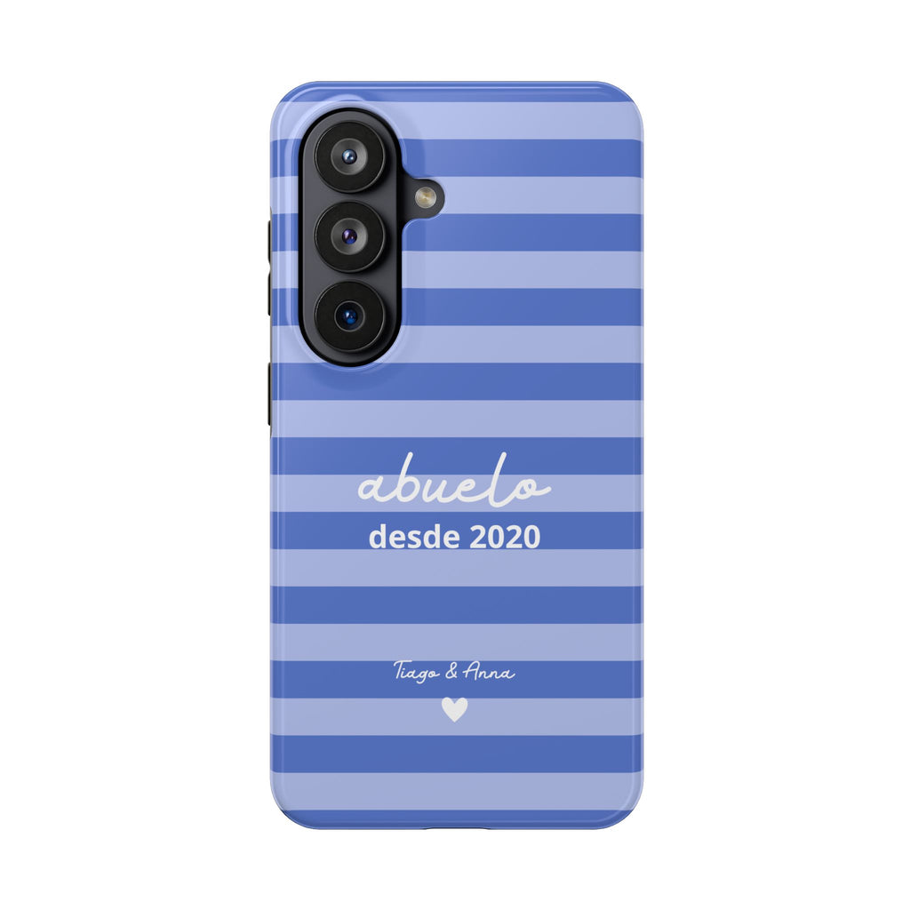 Funda personalizada para Papá o Abuelo con fecha y nombres