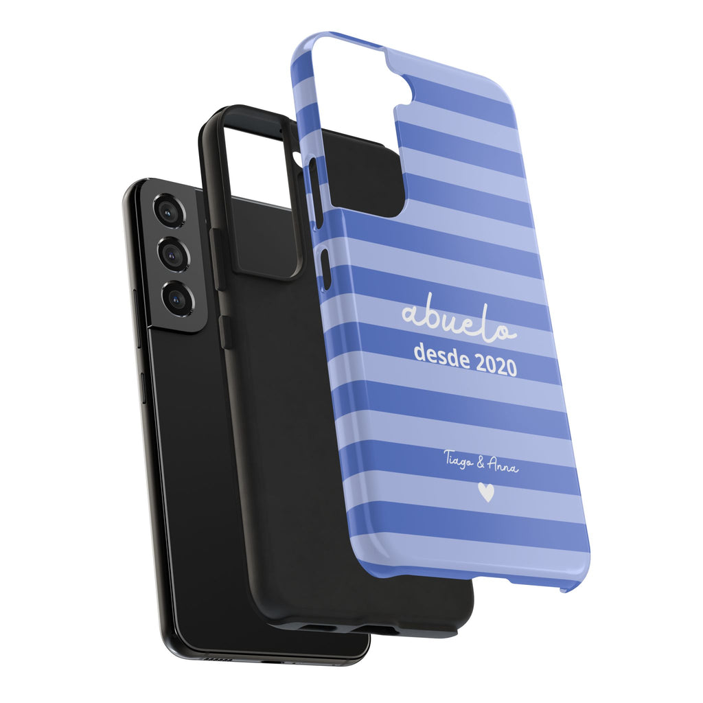 Funda personalizada para Papá o Abuelo con fecha y nombres