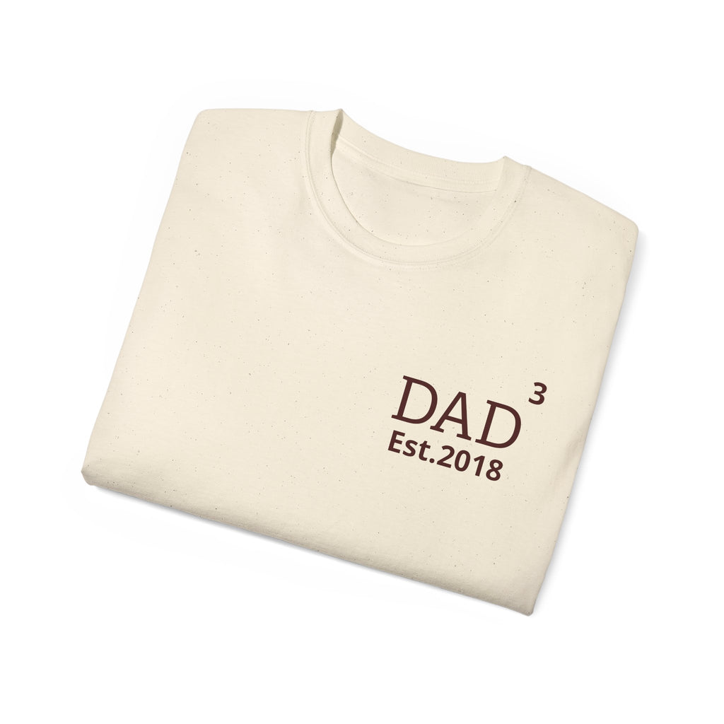 T-Shirt Dad exposant and names of childrens