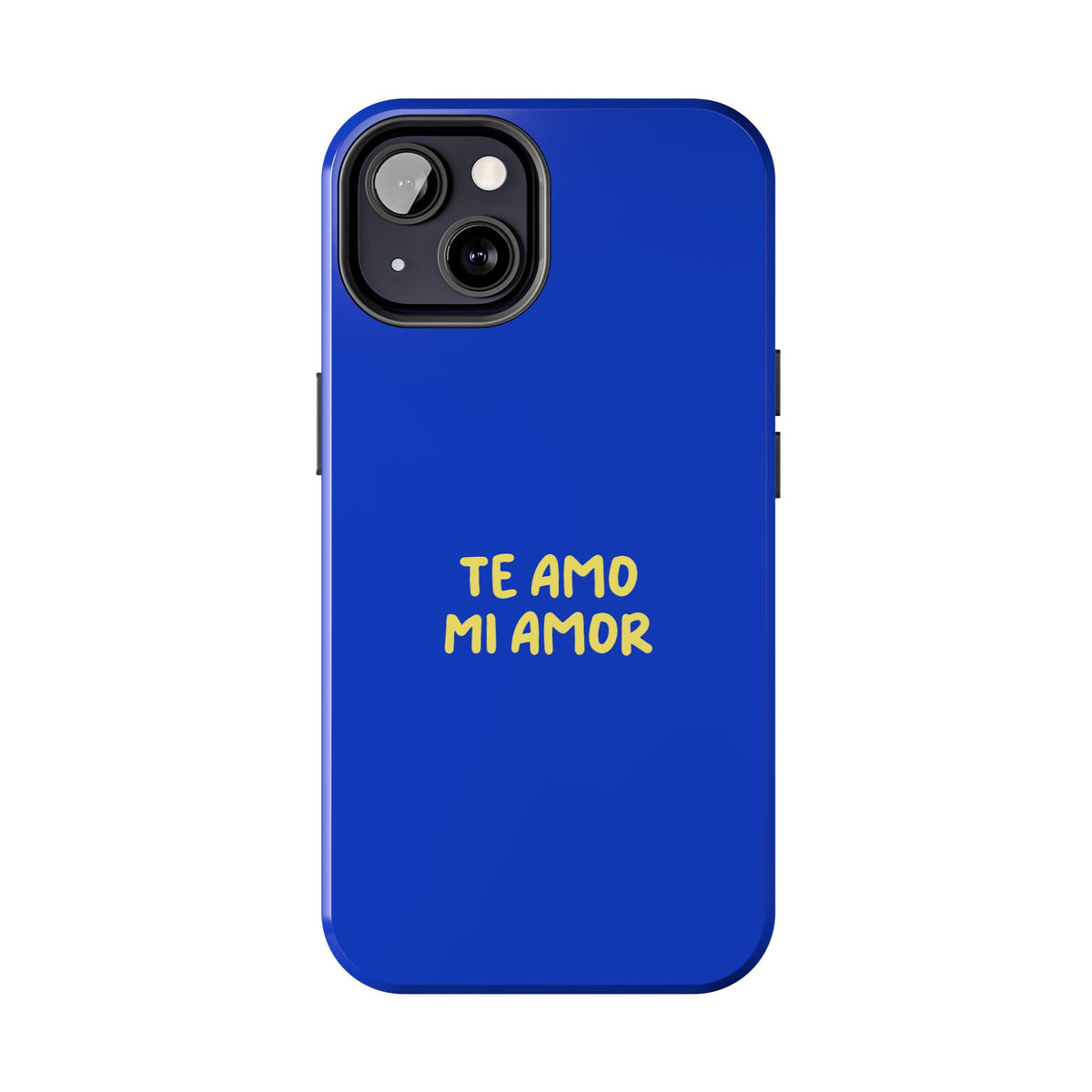 Blue Phone Case with Custom Text