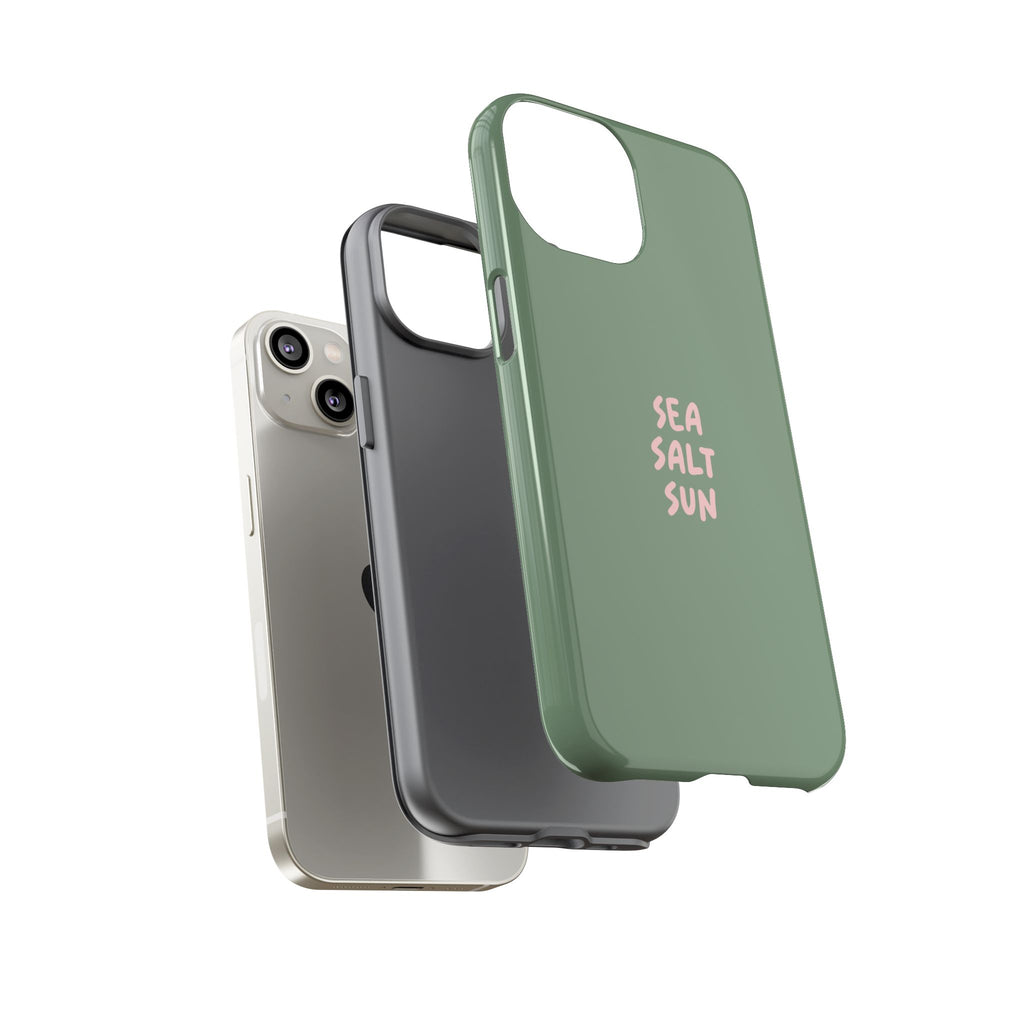 Phone Case Green color with custom text
