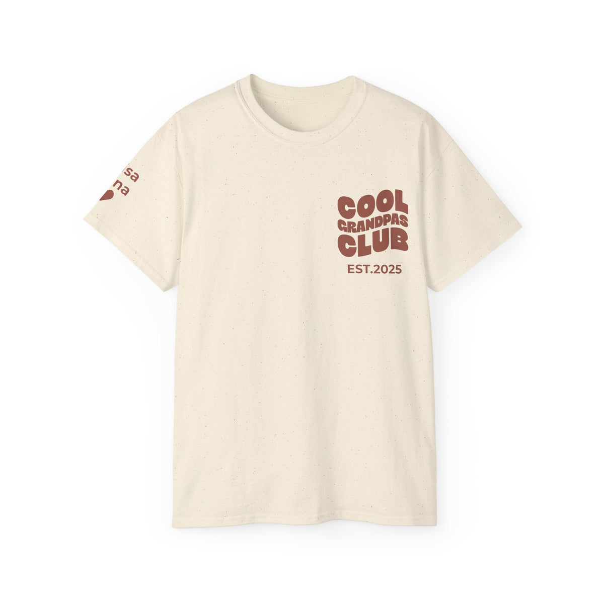 T-Shirt Cool Grandpas Club & Sleeve Names