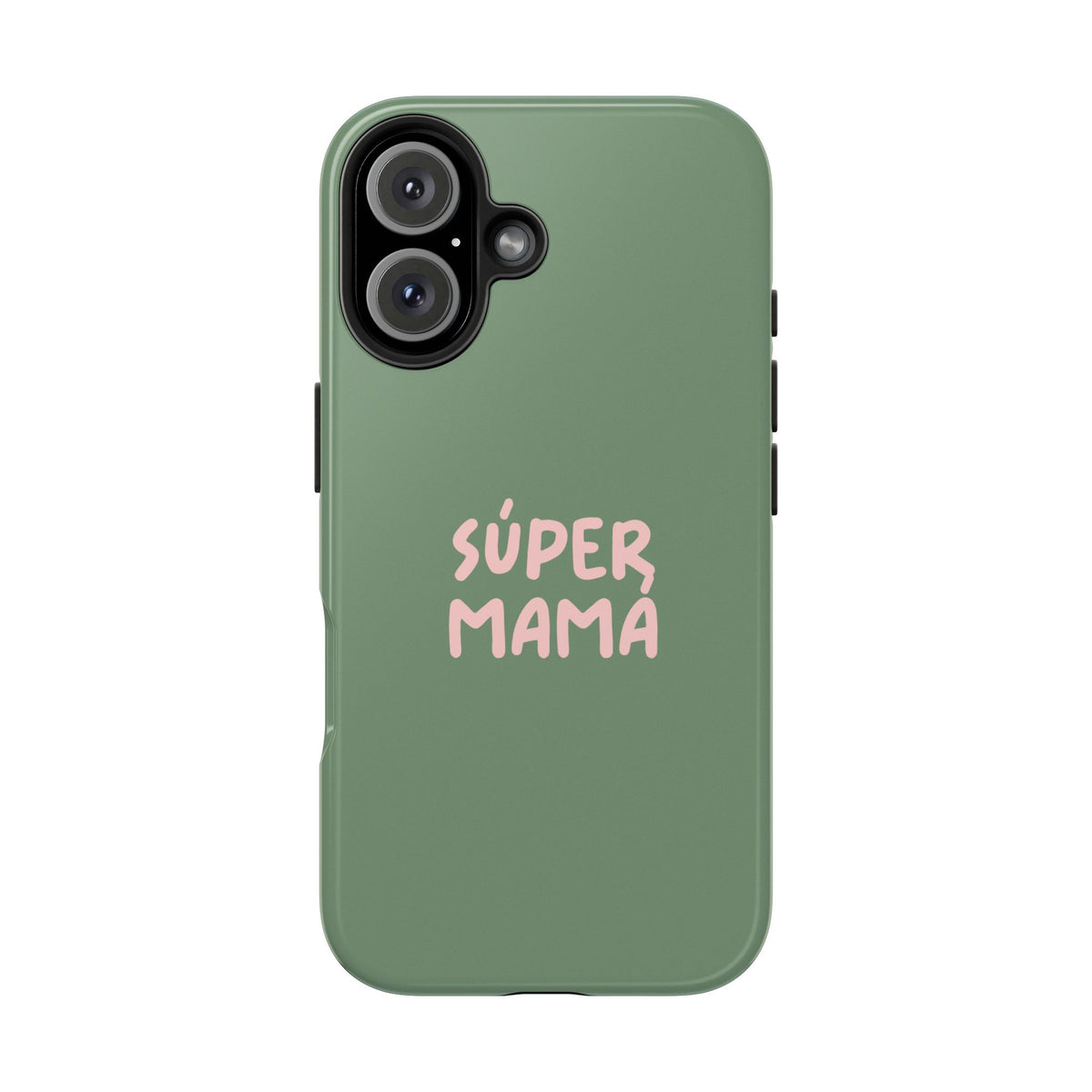 Green Phone Case with Custom Text