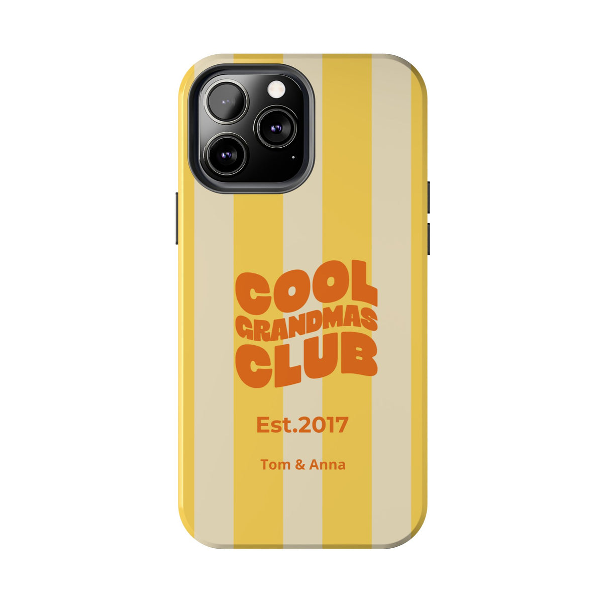 Funda de teléfono Club de abuelas geniales y nombres de niños