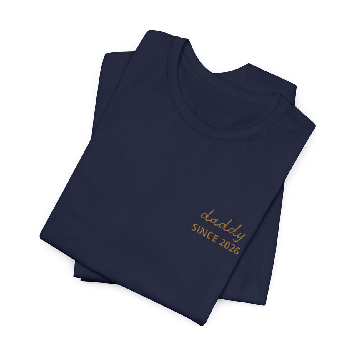 Personalized Dad Since T-Shirt Embroidered with Names