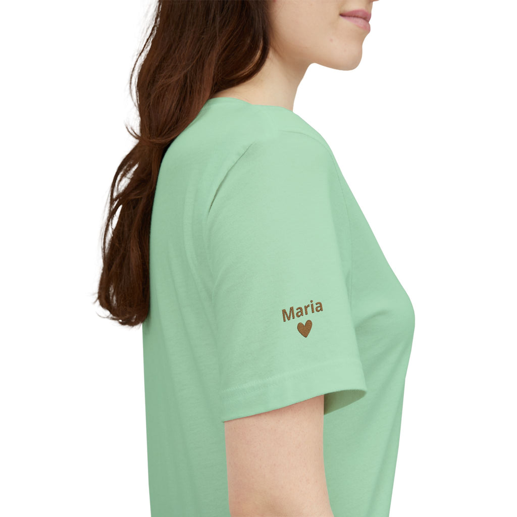 Camiseta Bordada Personalizada para Abuela