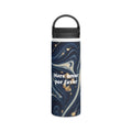 Botella de Agua con Estampado Tendencia y Texto Personalizado