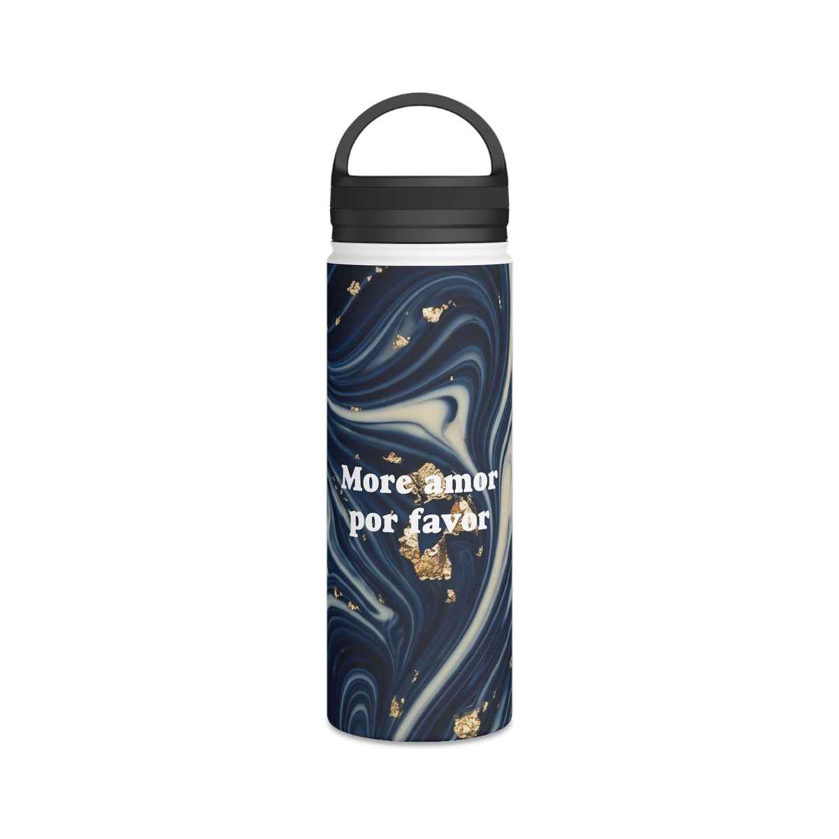 Botella de Agua con Estampado Tendencia y Texto Personalizado