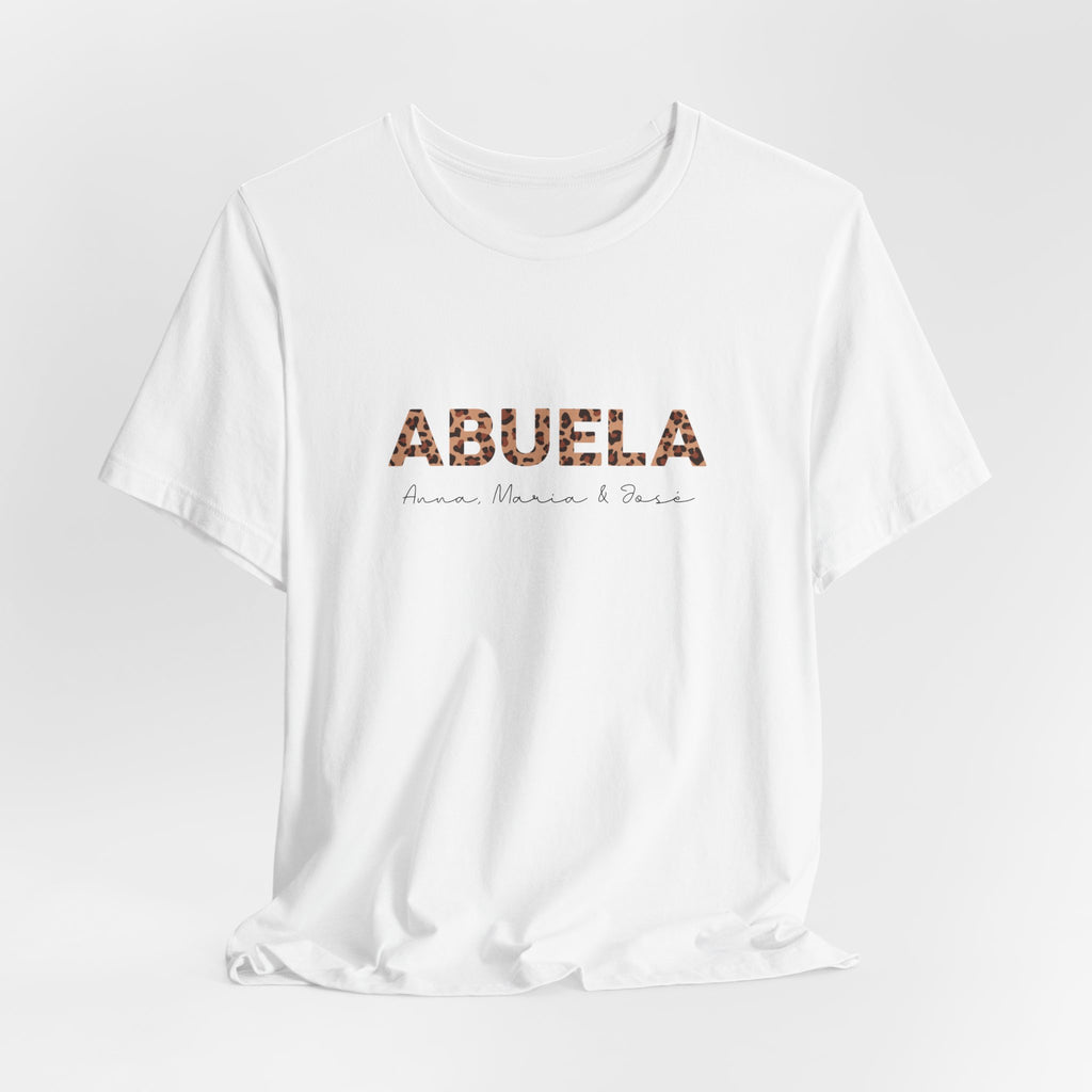 Camiseta Leopard Abuela Personalizada