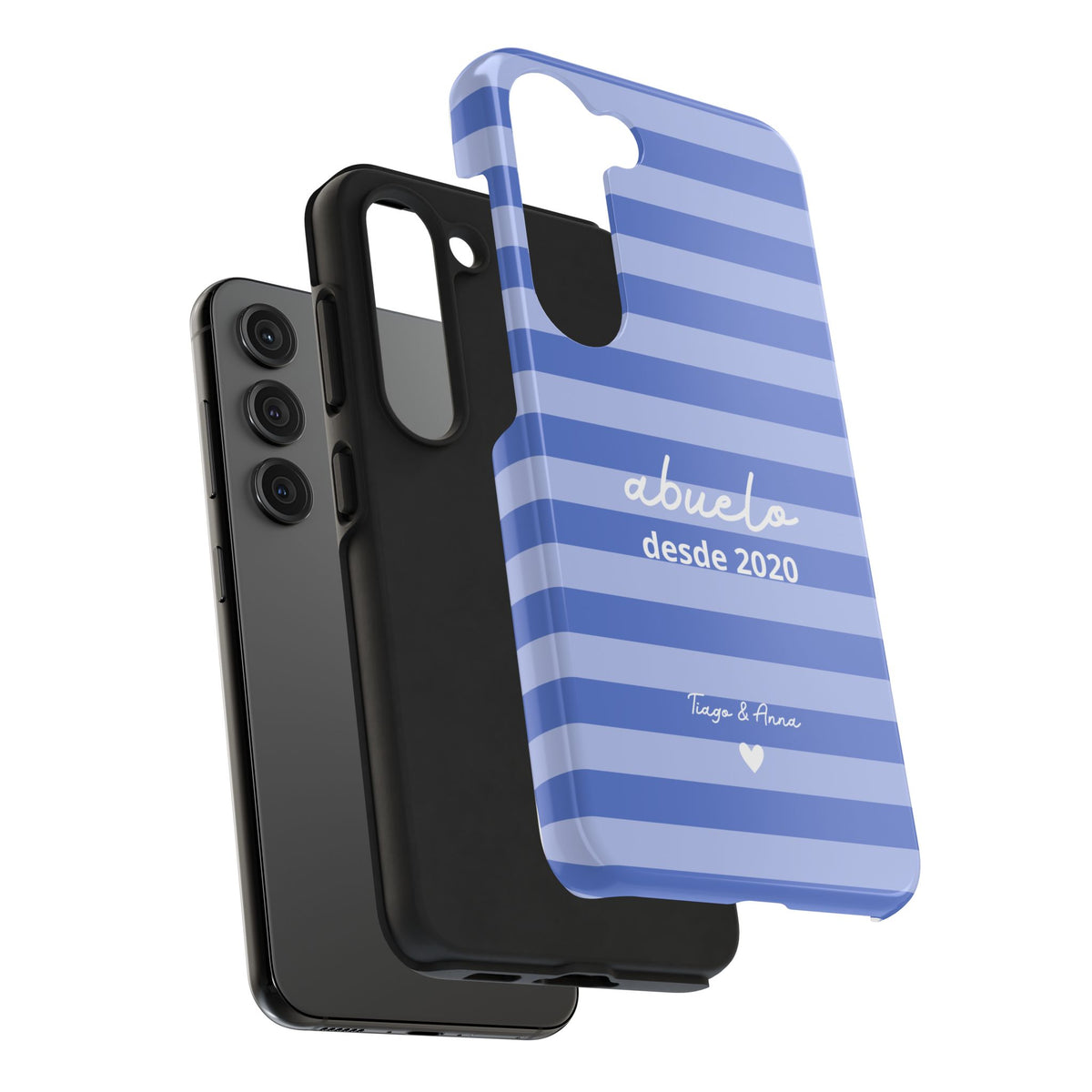 Funda personalizada para Papá o Abuelo con fecha y nombres