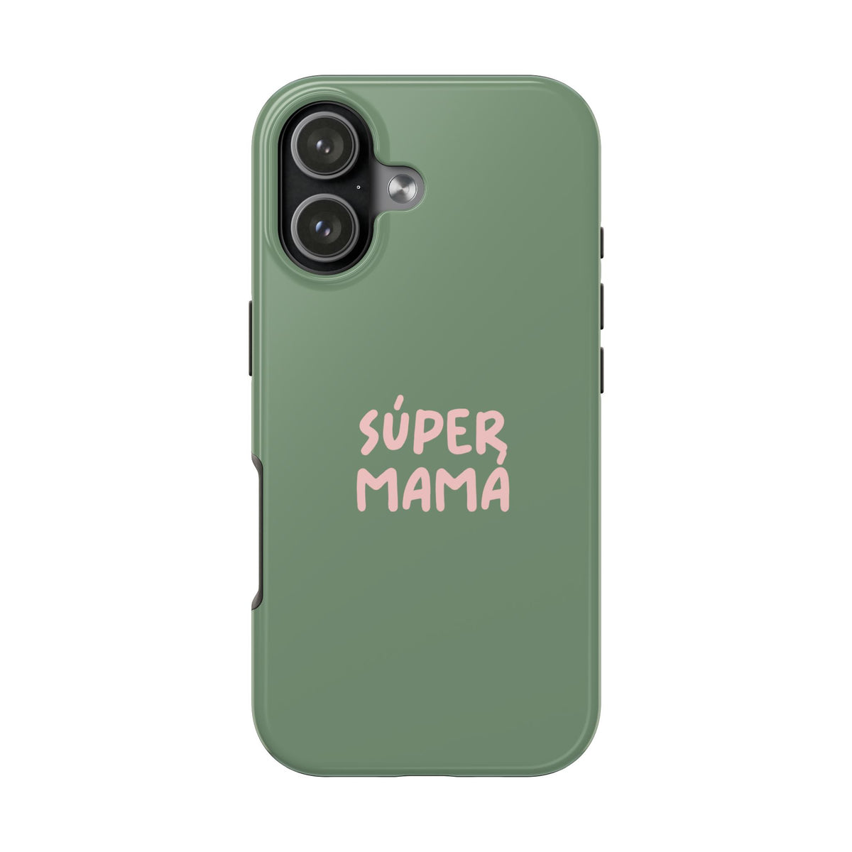 Green Phone Case with Custom Text