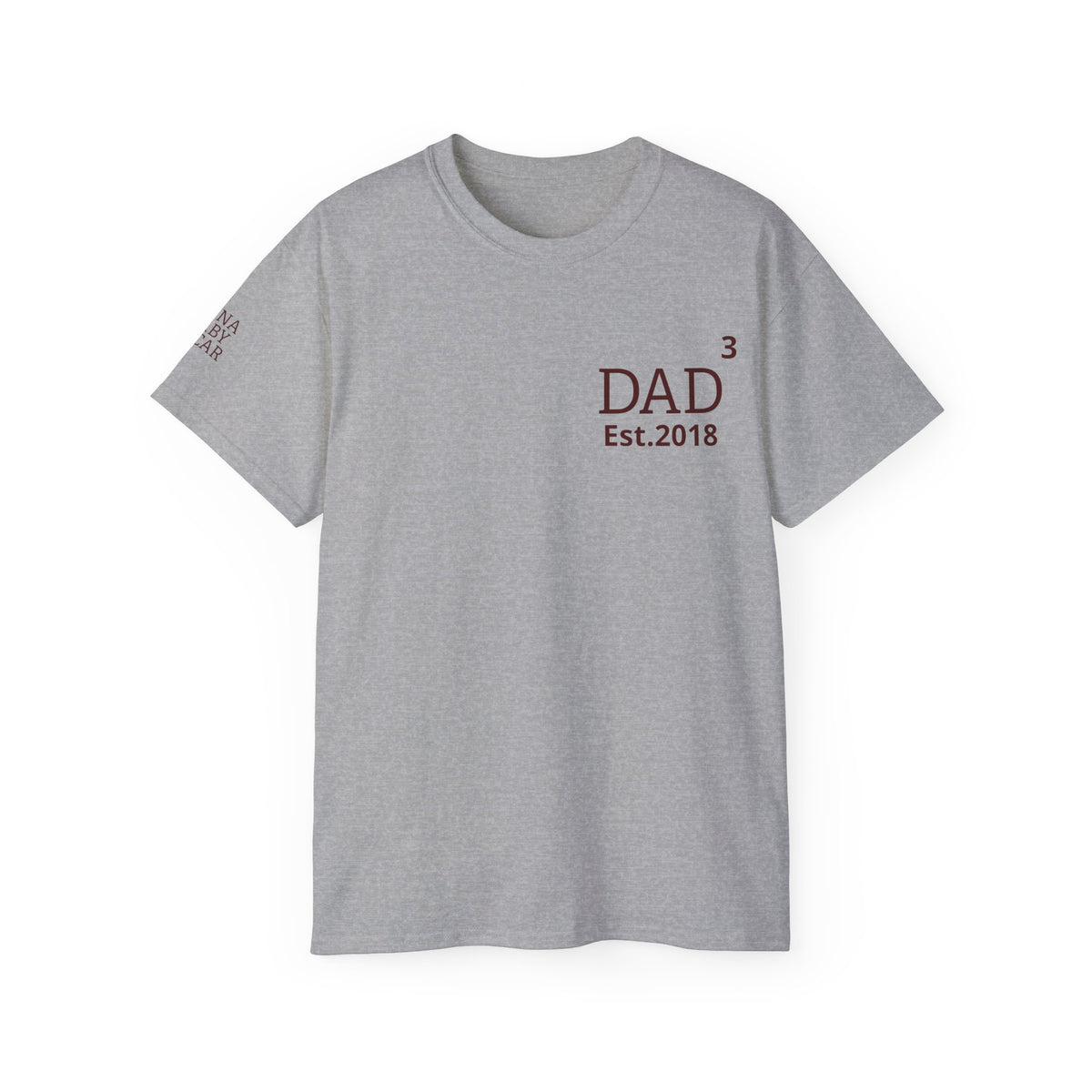 T-Shirt Dad exposant and names of childrens