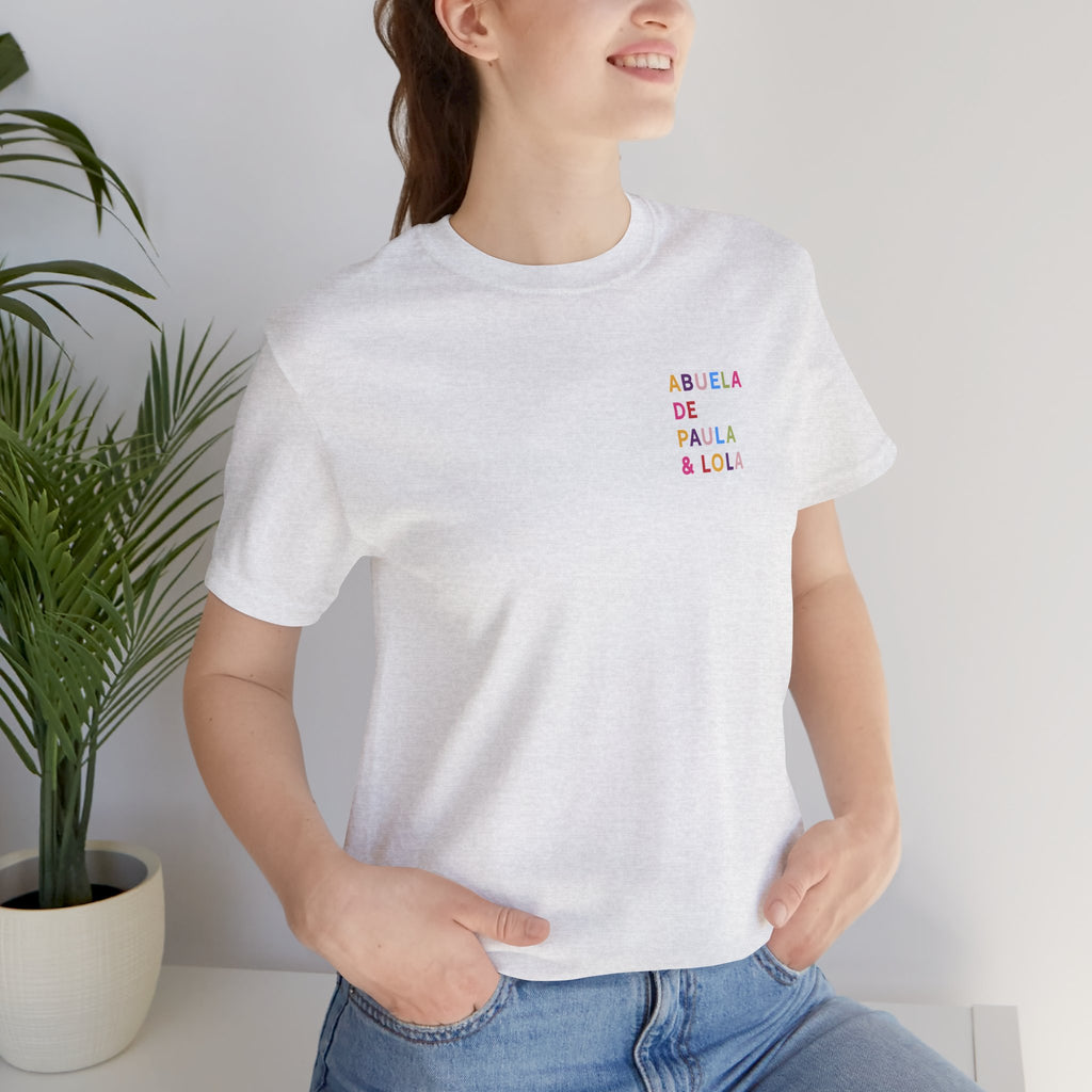 Camiseta Multicolor Abuela Personalizada