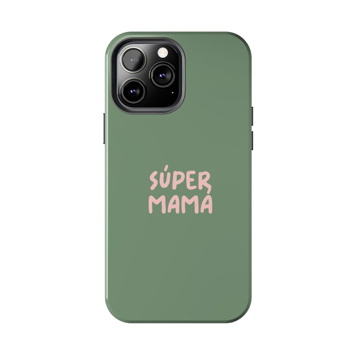 Green Phone Case with Custom Text