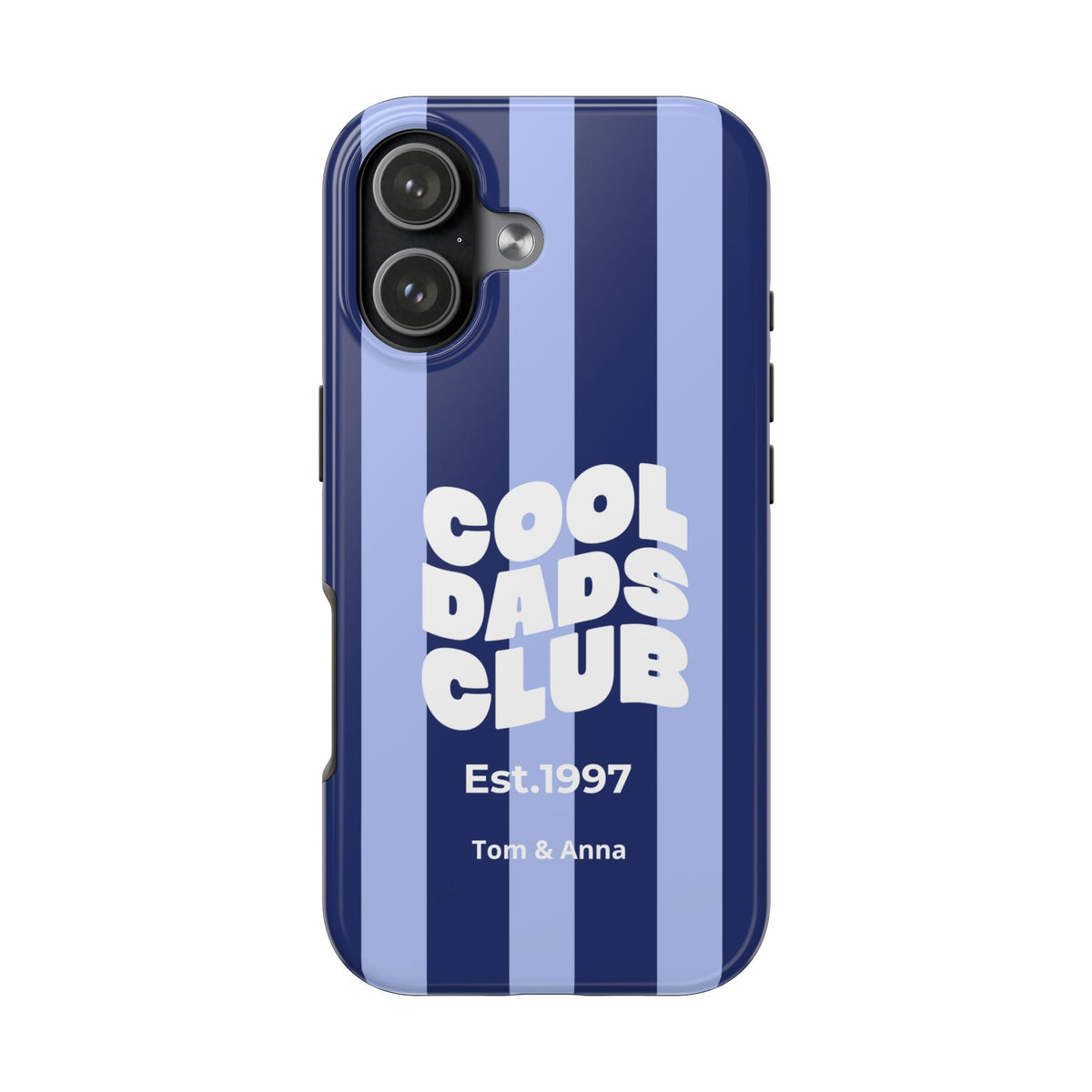 Funda para teléfono Papás Geniales Club y Nombres de los niños