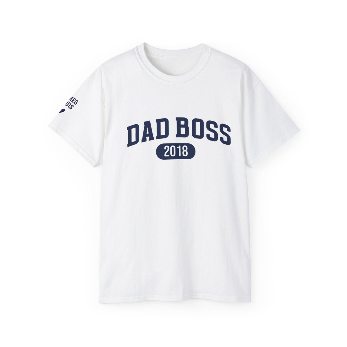 T-Shirt Dad Boss and first names personalized