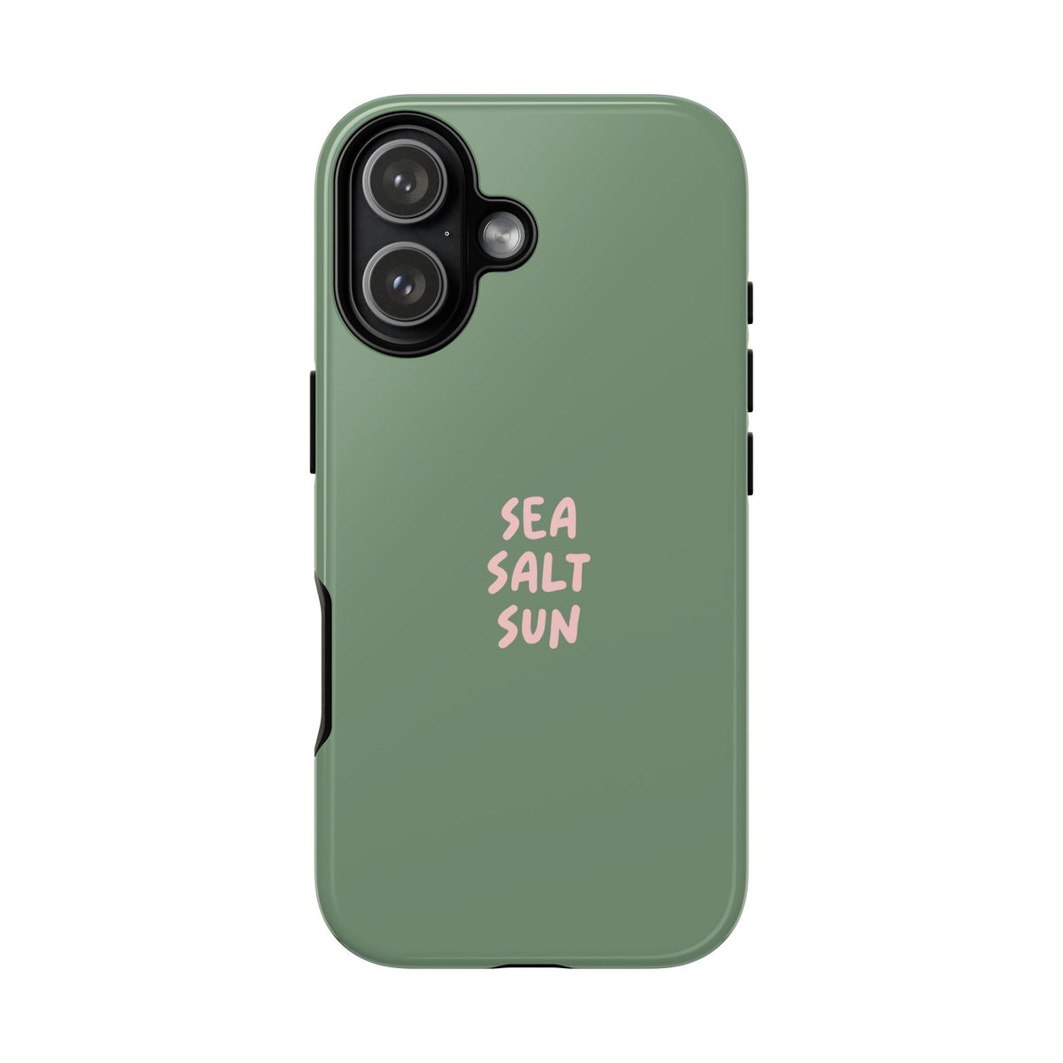 Phone Case Green color with custom text