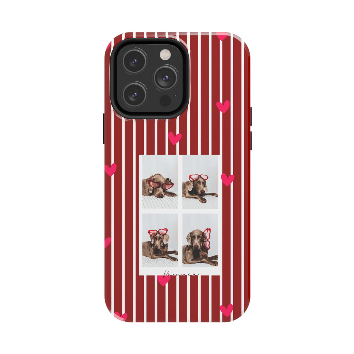 Funda de teléfono estilo cabina de fotos