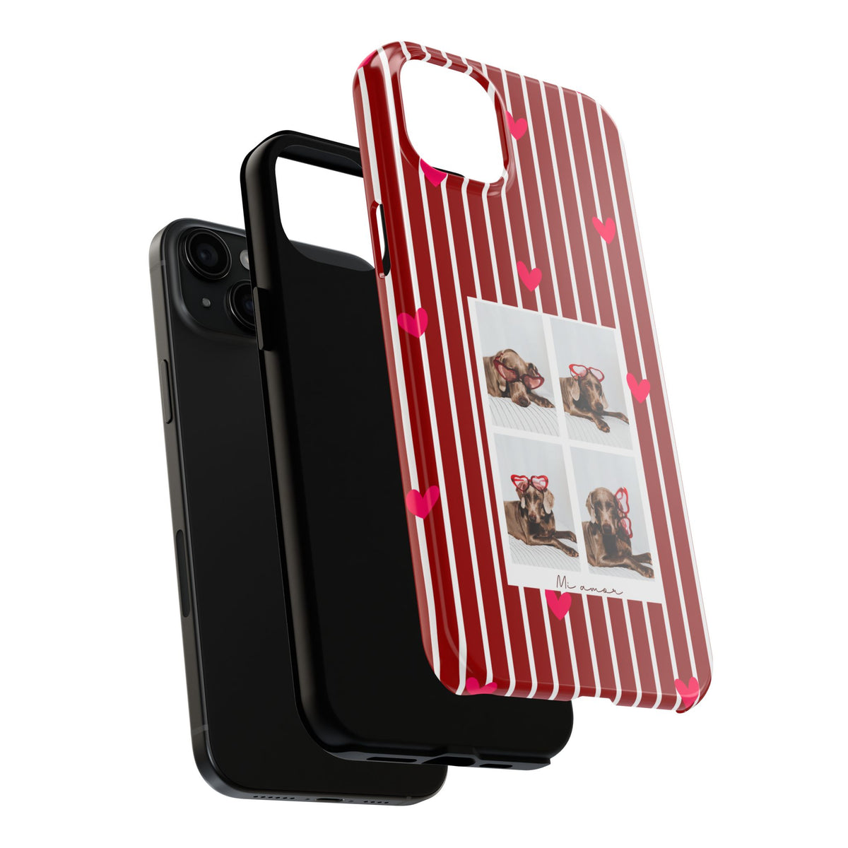 Funda de teléfono estilo cabina de fotos