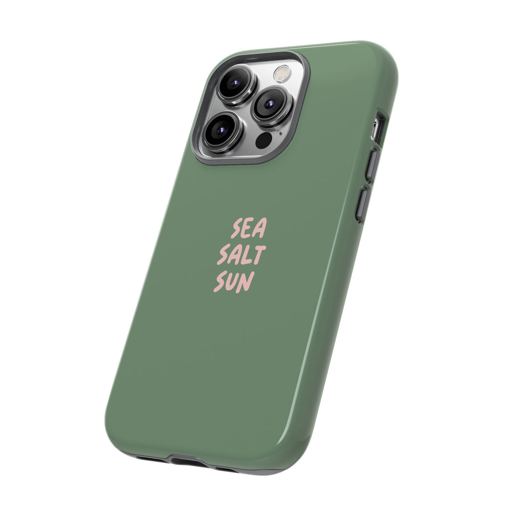 Phone Case Green color with custom text