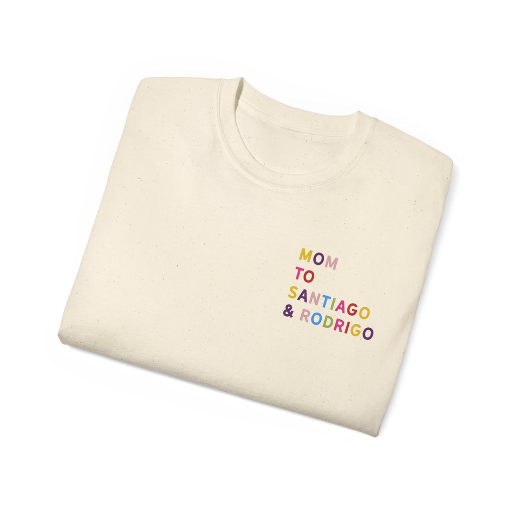 T-Shirt Multicolored name mom