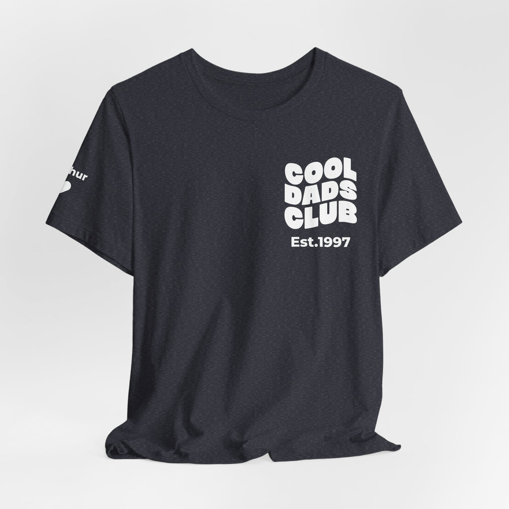 T-Shirt Cool Dads club and names on sleeve