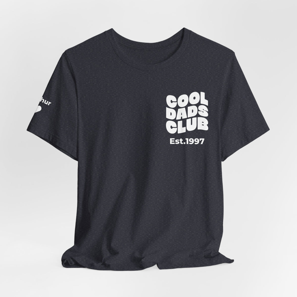 T-Shirt Cool Dads club and names on sleeve