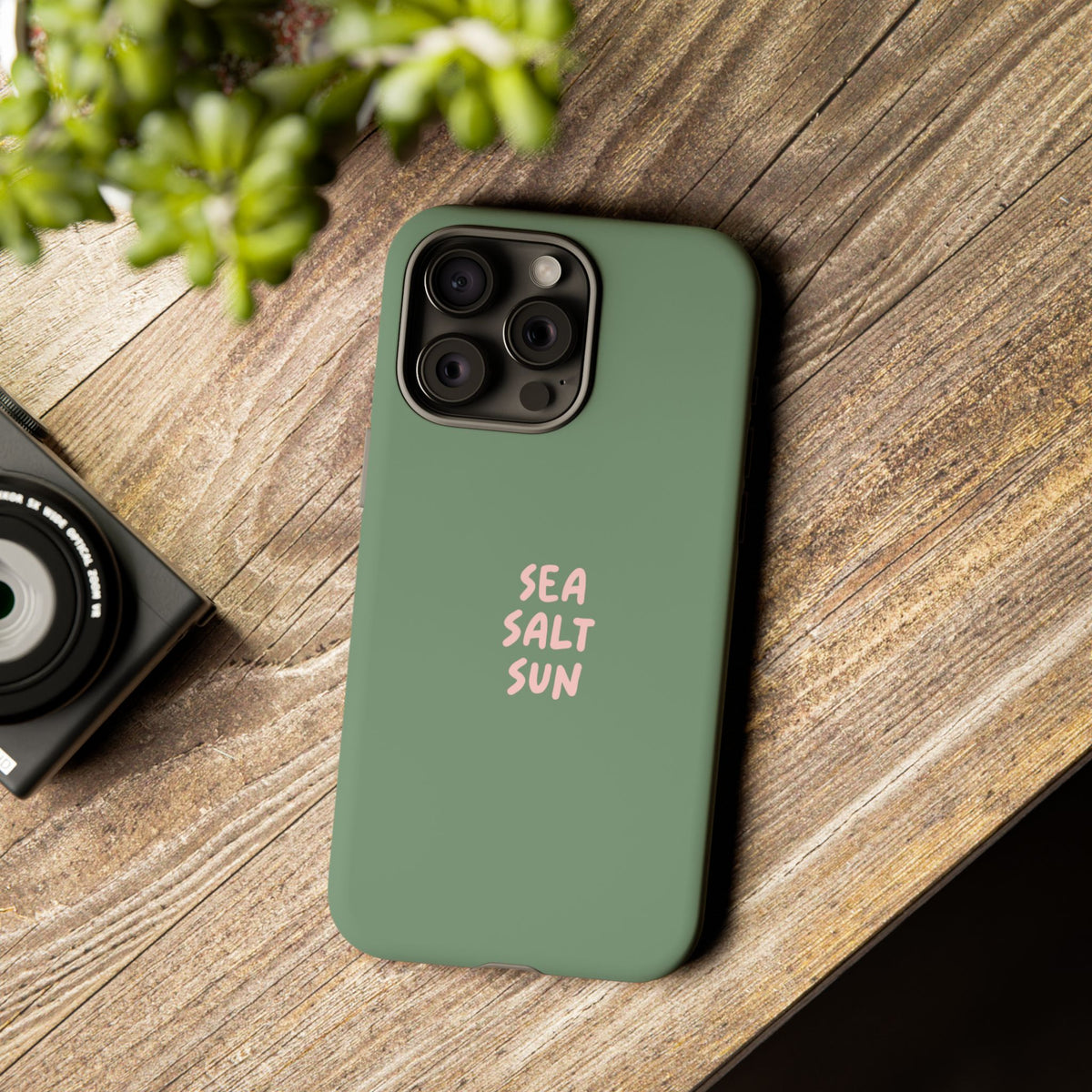 Phone Case Green color with custom text
