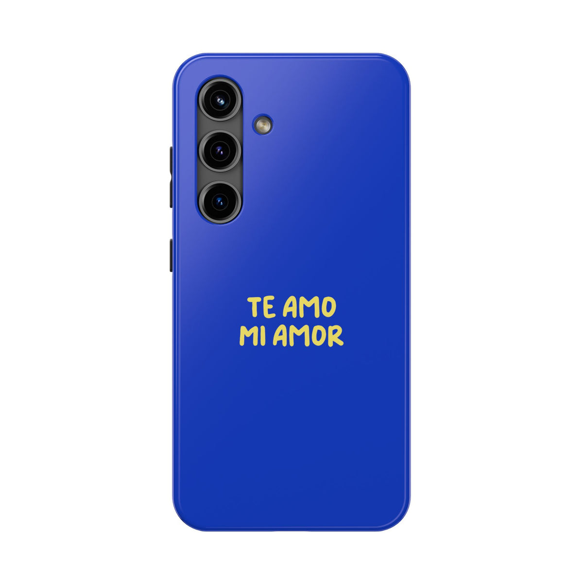 Blue Phone Case with Custom Text