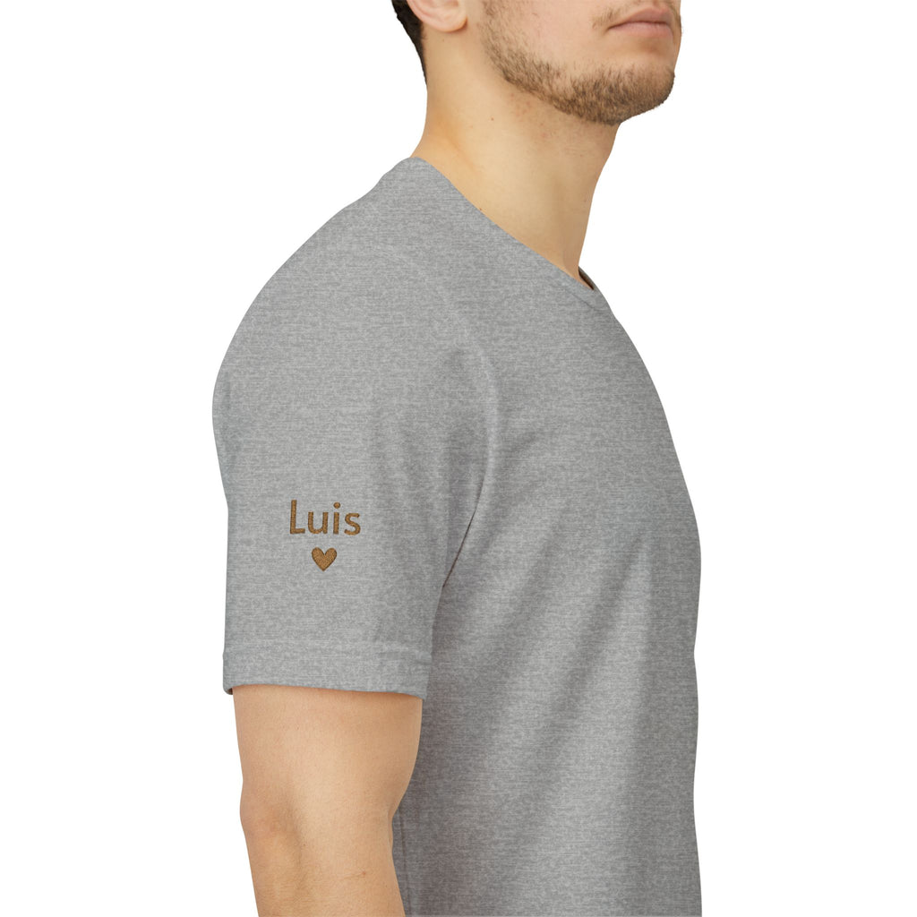 Camiseta bordada "Abuelo desde" personalizada