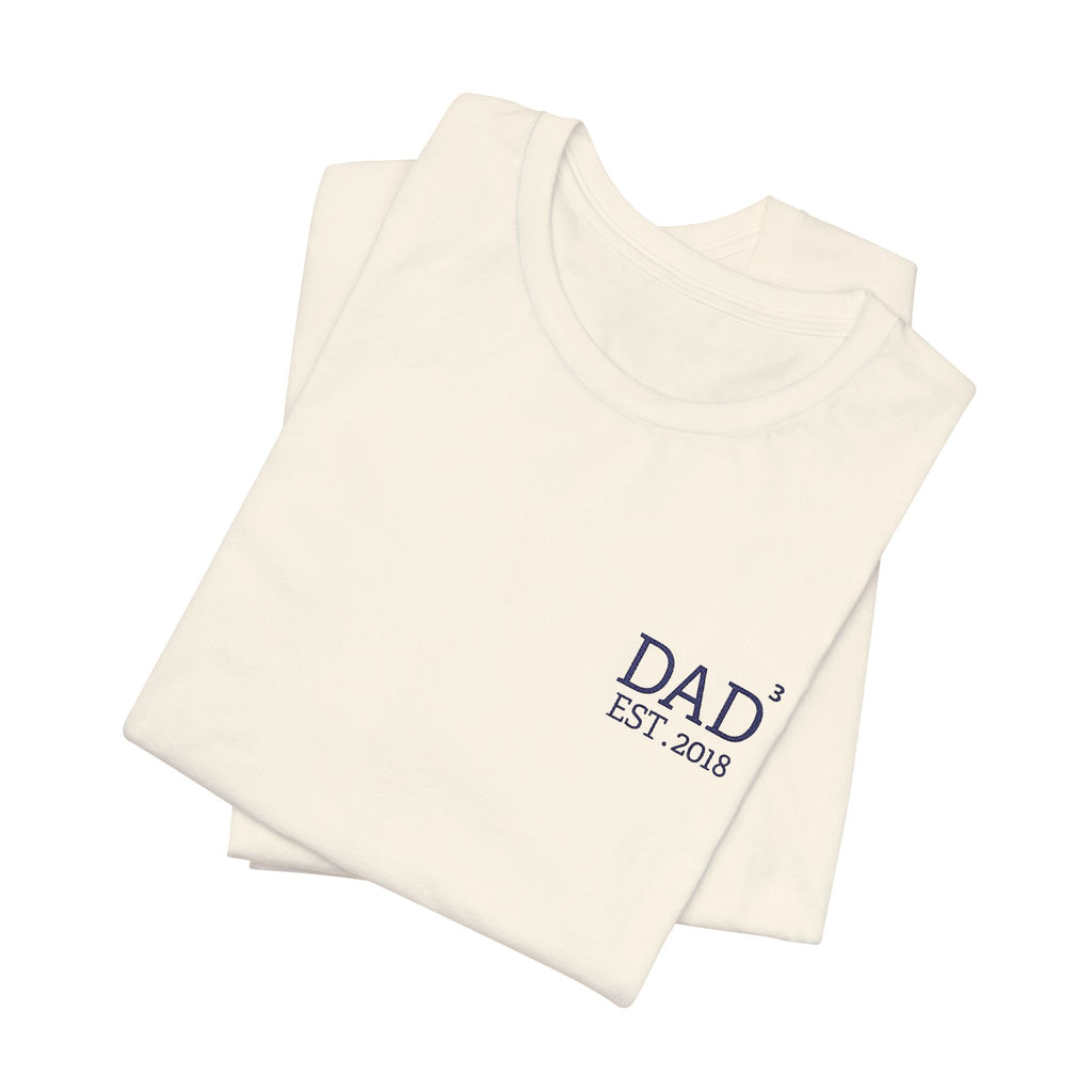 T-shirt Exponent Dad embroidered and personalized