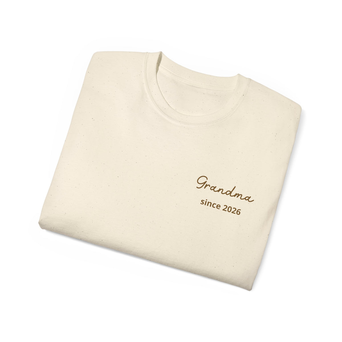 T-Shirt Grandma Since Date on Heart and Grandchildren’s First Names on Sleeve